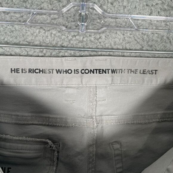 Rhone Gray Mens Everday Twill 5 Pocket Pant Size 30X32 Slim Straight - Picture 4 of 13